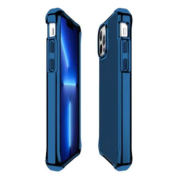Itskins Hybrid Glass iPhone 13 Pro Cover - Deep Blue - Tashqila Itskins Hybrid Glass iPhone 13 Pro Cover - Deep Blue - Tashqila